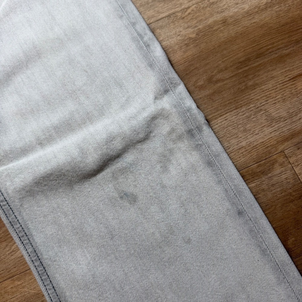 Diesel D-SARK-Z Jeans Men 32x34 Off-White Slim Fit Button Fly Cotton Italy 09C86 - Picture 10 of 15